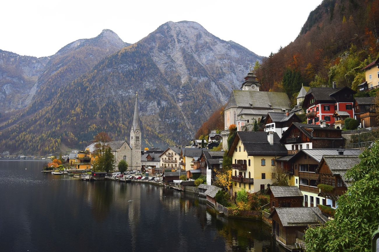 Hallstatt, Austria in Autumn